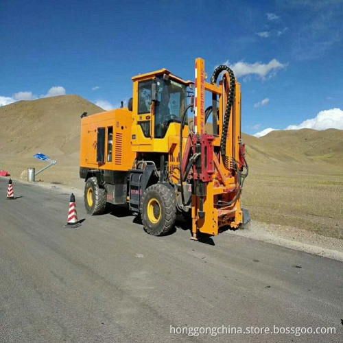Highway piling drilling All-in-one machine